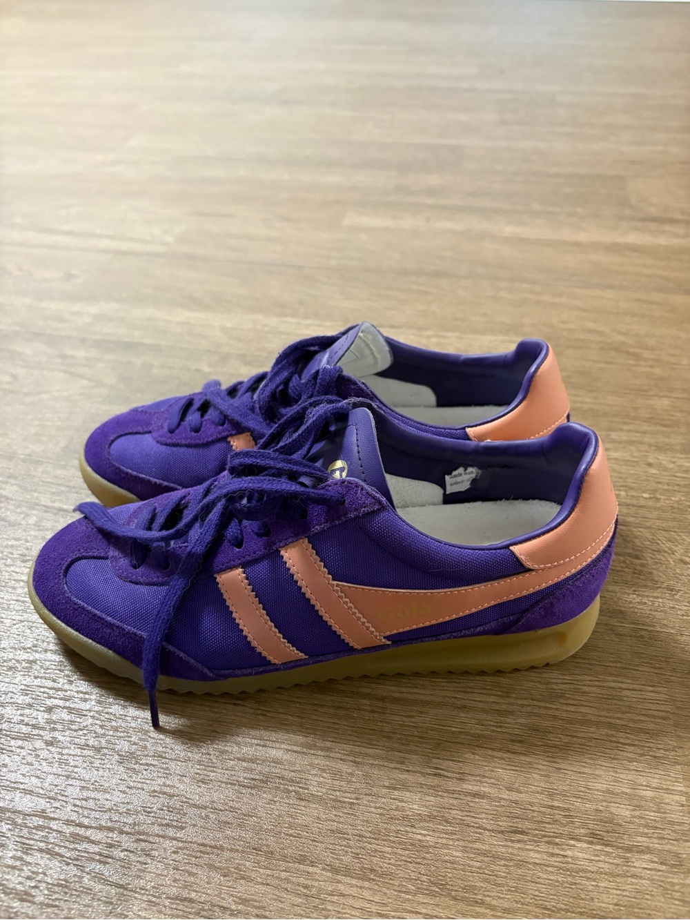 Gola Tornado sneakers in purple/coral